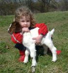 Lea mit Lamm